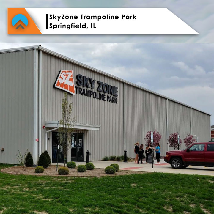 120x175x25 Skyzone Trampoline Park | Springfield, IL