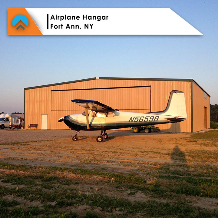 80x80x20 Airplane Hangar | Fort Ann, NY