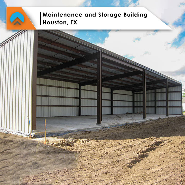 40x100x14 Maintenance and Storage Building | Houston, TX