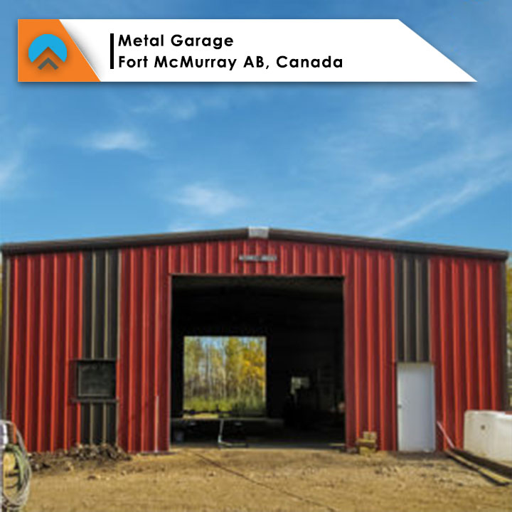 40x80x16 Metal Garage | Fort McMurray AB, Canada