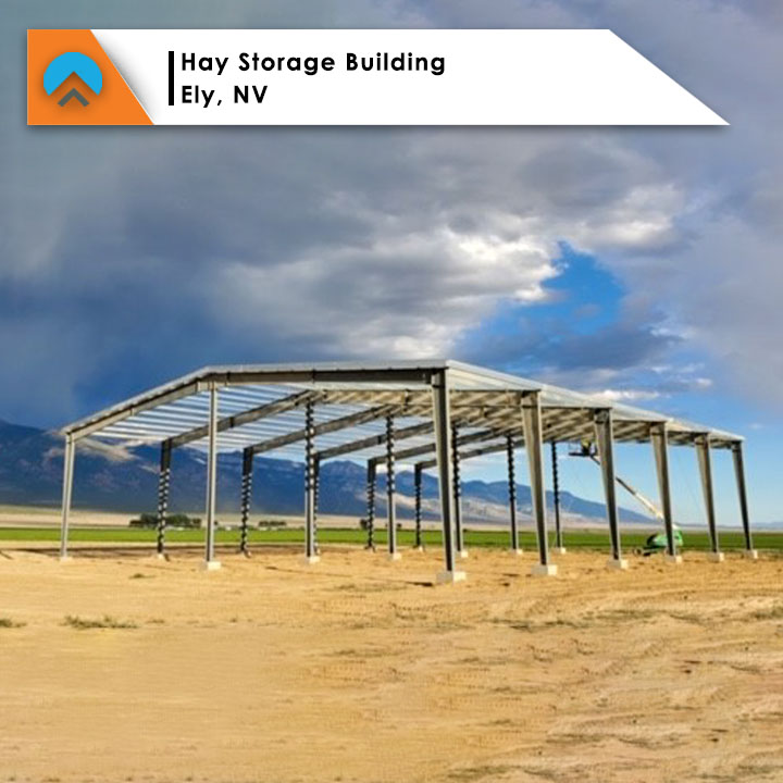 100x125x24 Hay Storage Building in | Ely, NV