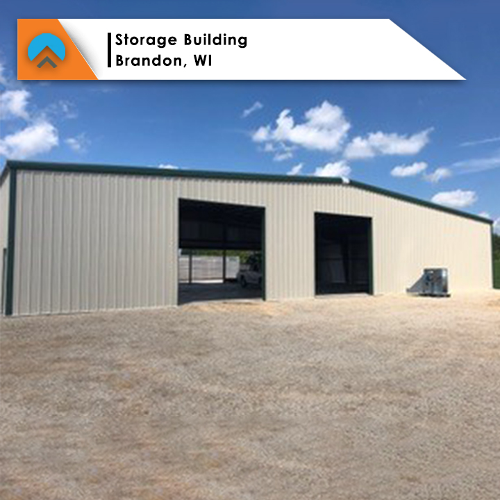 100x60x16 Storage Building in | Brandon, WI