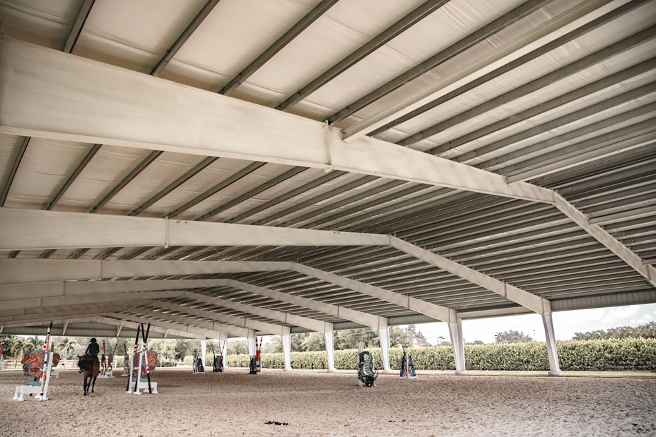 Indside look of Horse Riding Arena