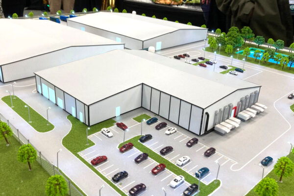 3D exterior building model for the 305 Farms project