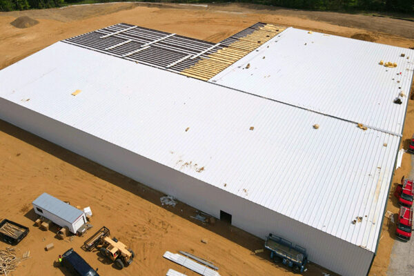 Exterior building site at 305 Farms prior to completion