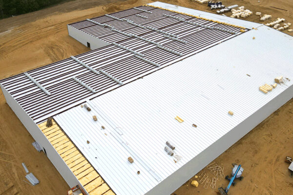 Exterior view of 305 Farms site in preconstruction phase