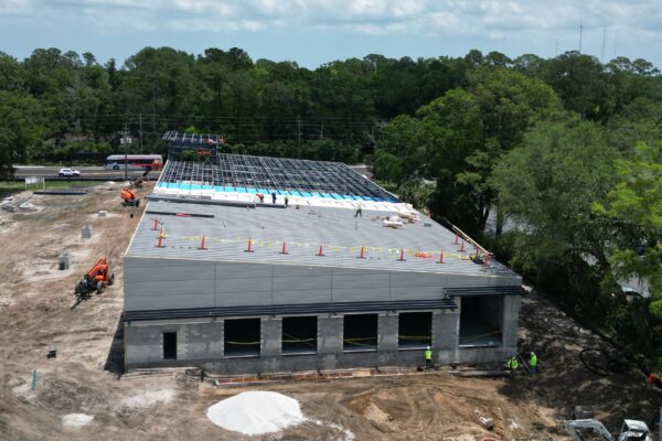 Site planning and layout for the future community center in Jacksonville