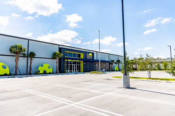 Steel recreational building for a 26,000 square foot indoor pickleball facility in Florida