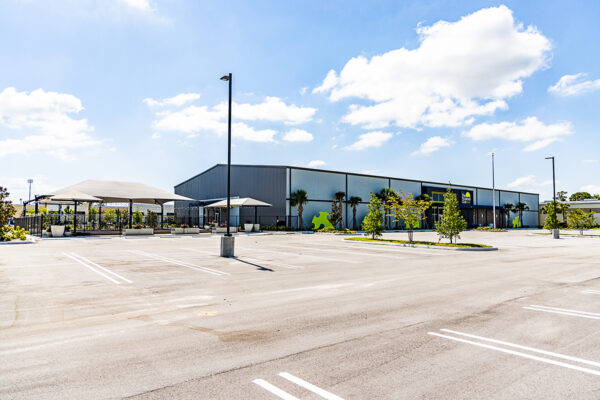 PEMB pickleball facility built with prefabricated steel buildings