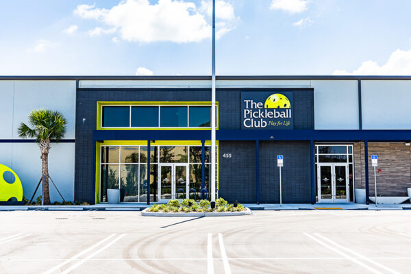 Metal recreational building exterior for high use indoor sports