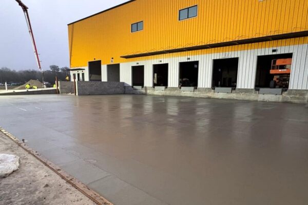 Loading dock doors on a 159,900 SF food production facility in Zephyrhills, FL