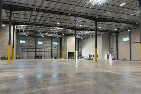 Finished interior of a pre-engineered food production facility in Zephyrhills, FL