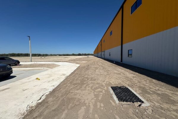 780 foot sidewall of the Bauducco Foods metal building in Zephyrhills, FL