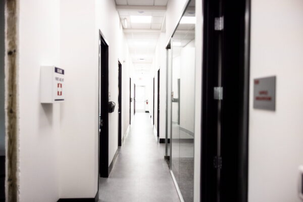 office-corridor-industrial-metal-building-pompano-beach-fl