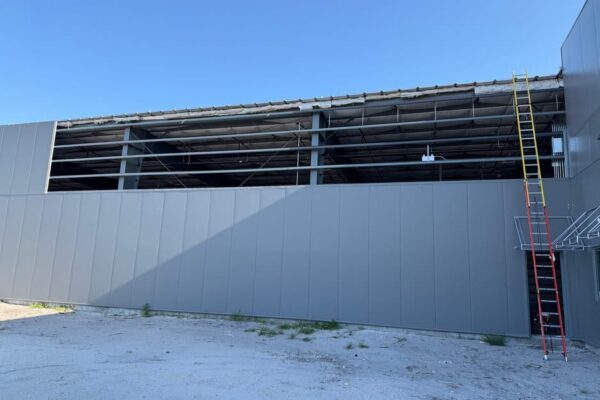 scaff-tech-wall-panel-installation-industrial-metal-building-pompano-beach-fl